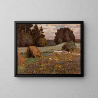 Landscape - Ludvig Oskar — framed artwork on a wall