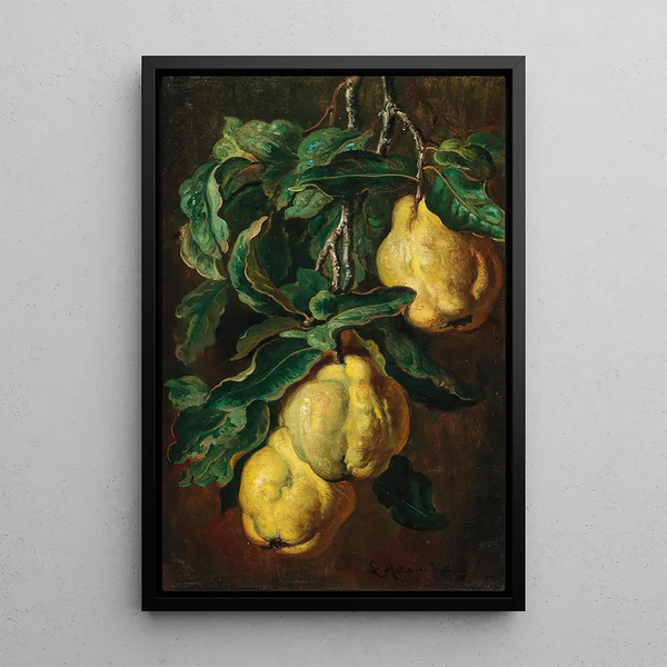 Coings - Ludwig Adam Kunz — framed artwork on a wall