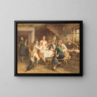 "Des choses se produisent quand on s'y attend le moins" by Ludwig Blume-Siebert — framed artwork on a wall