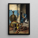 a Ludwig Deutsch painting — framed artwork on a wall