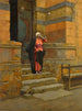 Before the mosque - Ludwig Deutsch — artwork view