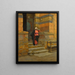 Before the mosque - Ludwig Deutsch — framed artwork on a wall