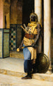 Guarding the Palace - Ludwig Deutsch — artwork view