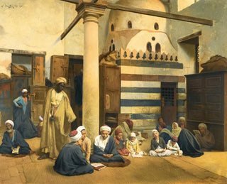 In the madrasa - Ludwig Deutsch — artwork view