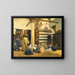 In the madrasa - Ludwig Deutsch — framed artwork on a wall