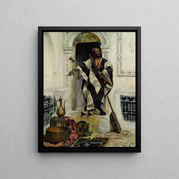 Cairo Dellal - Ludwig Deutsch — framed artwork on a wall