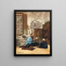 The Lesson - Ludwig Deutsch — framed artwork on a wall