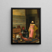 The treasure chest - Ludwig Deutsch — framed artwork on a wall