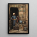 The Carpenter - Ludwig Deutsch — framed artwork on a wall
