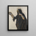 Dame voilée - Ludwig Deutsch — framed artwork on a wall