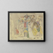 Exhibition of art - Ludwig Emil Grimm — framed artwork on a wall