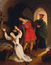 Faust and Gretchen in the dungeon - Ludwig Ferdinand Schnorr von Carolsfeld — artwork view