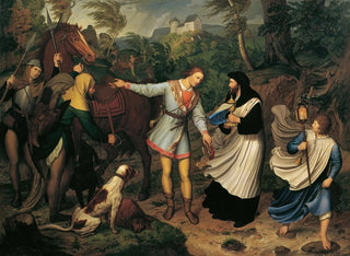 Rodolphe de Habsbourg et le prêtre - Ludwig Ferdinand Schnorr von Carolsfeld — artwork view
