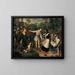 Rodolphe de Habsbourg et le prêtre - Ludwig Ferdinand Schnorr von Carolsfeld — framed artwork on a wall