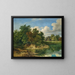 A resting hunter - Ludwig Fischer — framed artwork on a wall