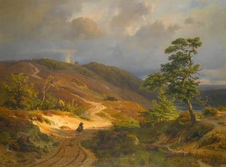 Cavalier dans un paysage - Ludwig Gurlitt — artwork view