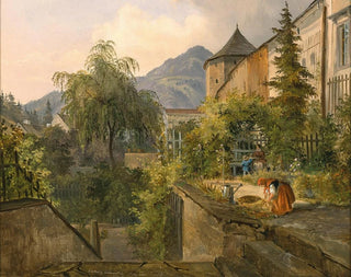 A Garden Idyll - Ludwig Halauska — artwork view