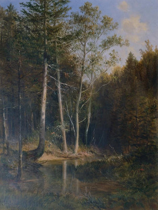 Ludwig Halauska - Waldpartie am Gerichtsberg bei Kaumberg.webp