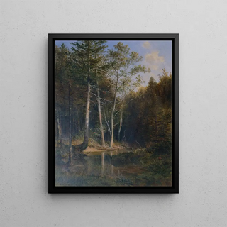 Ludwig Halauska - Waldpartie am Gerichtsberg bei Kaumberg.webp