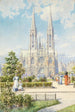 A Sunny Day Near the Votive Church - Ludwig Hans Fischer — artwork view
