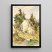 A sunny path and a rock - Ludwig Hans Fischer — framed artwork on a wall