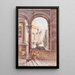 View of the Diocletian Palace in Split - Ludwig Hans Fischer — framed artwork on a wall