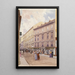 Le marché paysan à Vienne - Ludwig Hans Fischer — framed artwork on a wall