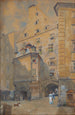 La cour de la Trinité à Vienne - Ludwig Hans Fischer — artwork view