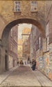 La rue des Boulangers à Vienne - Ludwig Hans Fischer — artwork view
