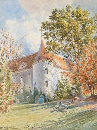 Ludwig Hans Fischer - Jagdschlssl im herbstlichen Sonnenlicht.webp