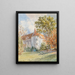 Hunting Pavilion under Autumn Sun - Ludwig Hans Fischer — framed artwork on a wall