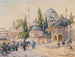 La mosquée Sehzade à Laleli, Istanbul - Ludwig Hans Fischer — artwork view