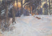 Winter Wood Painting - Ludwig Julius Christian Dettmann — artwork view