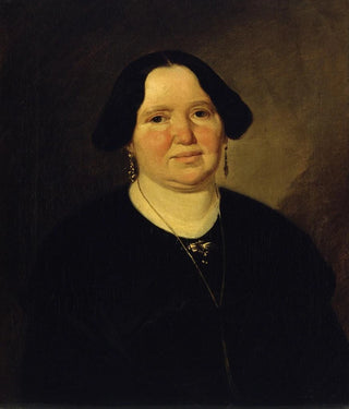 Ludwig Knaus - Portrait of Mrs Mller.webp