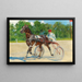 Petit Snip Painting - Ludwig Koch — framed artwork on a wall