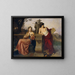 Allegory of Music and Painting - Ludwig Mayer — framed artwork on a wall