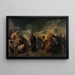 Jerusalem after the death of Christ - Ludwig Mayer — framed artwork on a wall