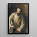 Portrait of Carl Moll - Ludwig Michalek — framed artwork on a wall