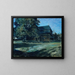 Wooden Church Painting - Ludwig Michalek — framed artwork on a wall