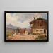 Repos devant la Ferme au Bord du Lac - Ludwig Müller-Cornelius — framed artwork on a wall