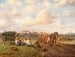 Repos sur le bord de la route avant un village - Ludwig Müller-Cornelius — artwork view