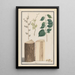 Studies of leaves, flowers, fruits, and trunk of an English elm Ulmus procera - Ludwig Pfleger — framed artwork on a wall