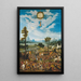 Horatius Coclès painting stopping King Porsenna's army at the gates of Rome - Ludwig Refinger — framed artwork on a wall