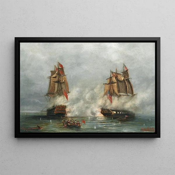 The American War of Independence - Ludwig Rubelli von Sturmfest — framed artwork on a wall
