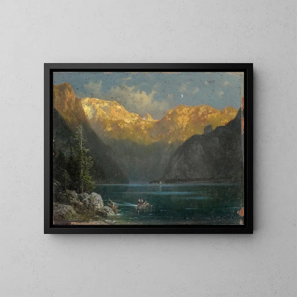 Atmosphère au Königssee - Ludwig Sckell — framed artwork on a wall