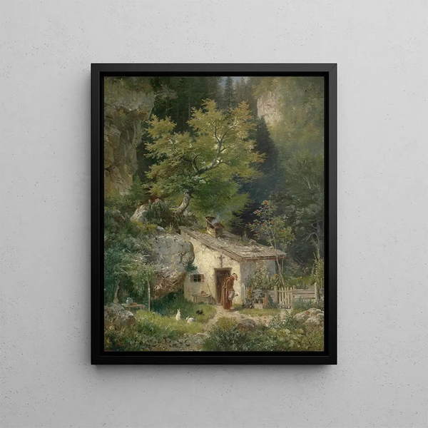 L'Ermite - Ludwig Sckell — framed artwork on a wall