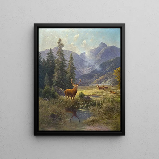 Ludwig Sckell - Hochwild in der hinteren Spielmannsau bei Oberstdorf.webp