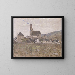 Weissenkirchen - Ludwig Sigmundt — framed artwork on a wall