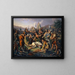 The Swiss with the lifeless body of Winkelried - Ludwig Vogel — framed artwork on a wall