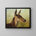 Doe Head - Ludwig Voltz — framed artwork on a wall